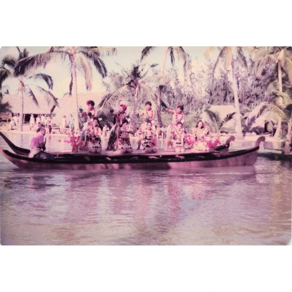 Vintage 1970s Polynesian Cultural Center Hawaii Canoe Pageant Photo Lot of 16 - Picture 7 of 16